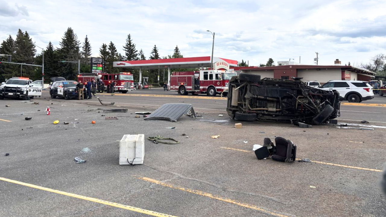 Suspect in custody after high-speed chase in Great Falls