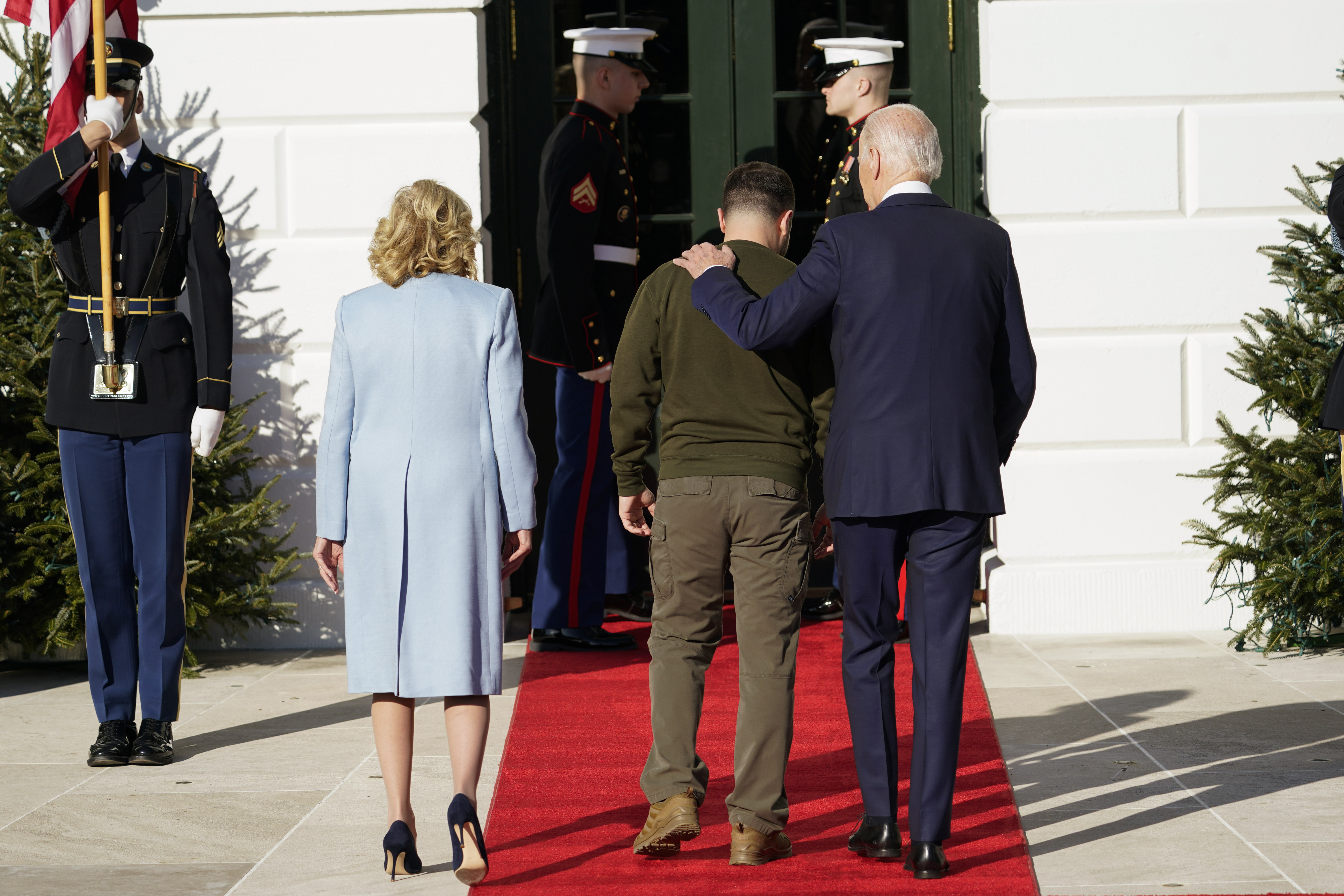 Joe Biden, Volodymyr Zelenskyy, Jill Biden