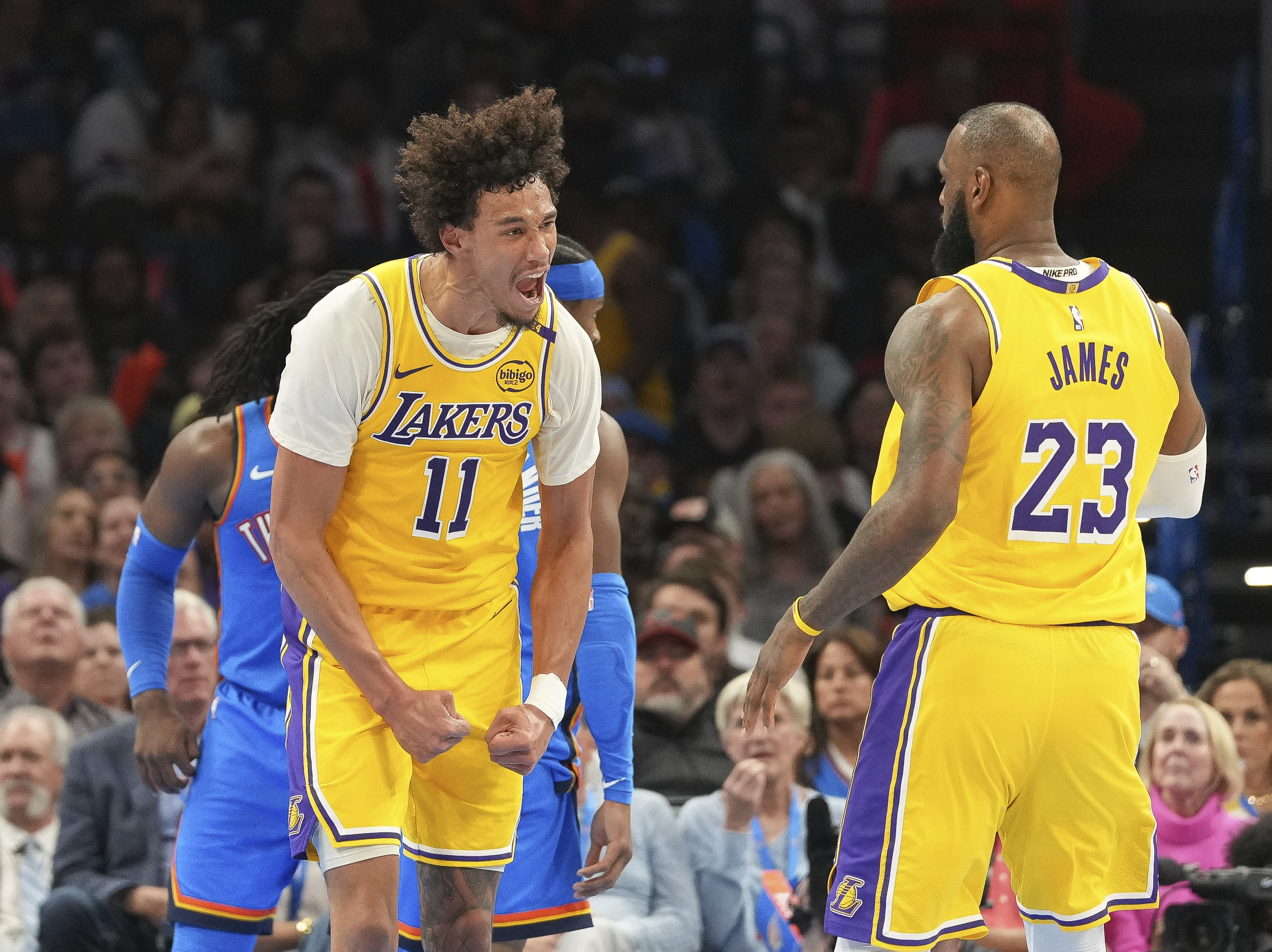 Lakers Thunder Basketball