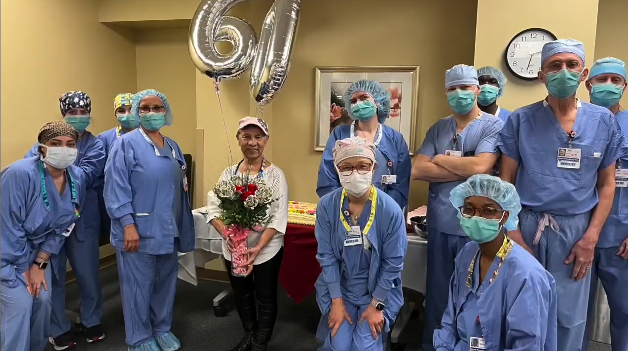 Rose celebrates her 60th anniversary at HealthONE