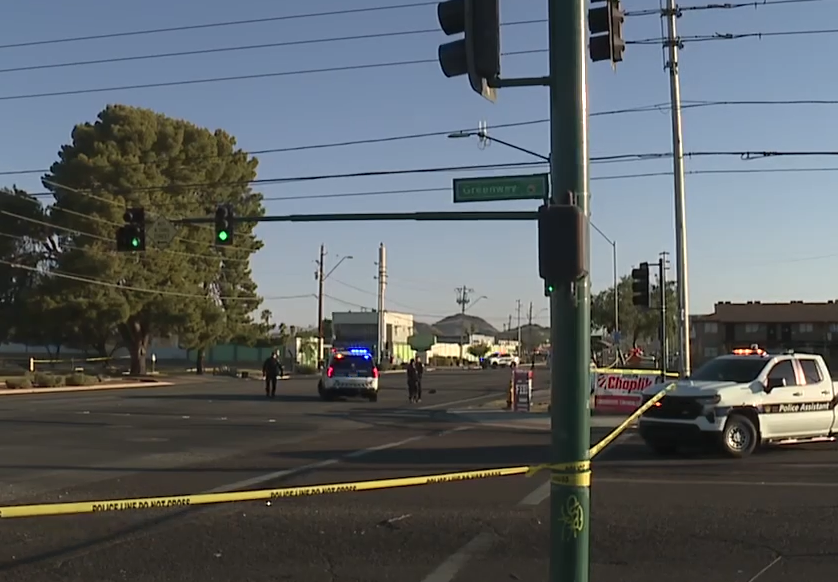cave creek and greenway ped crash