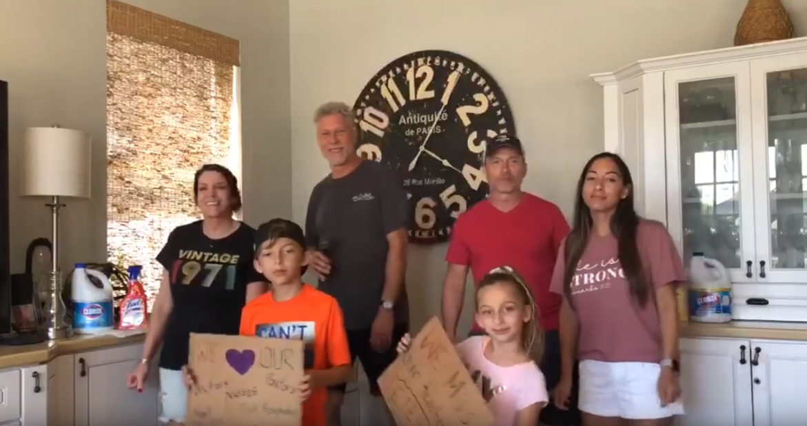 Ken Zimmerman and family sing 'COVID-19' to tune of 'Sweet Caroline'