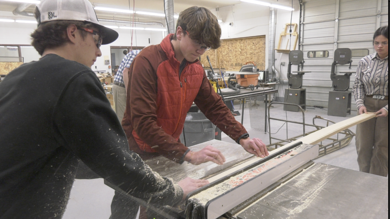 Canoe class at Jefferson High School 