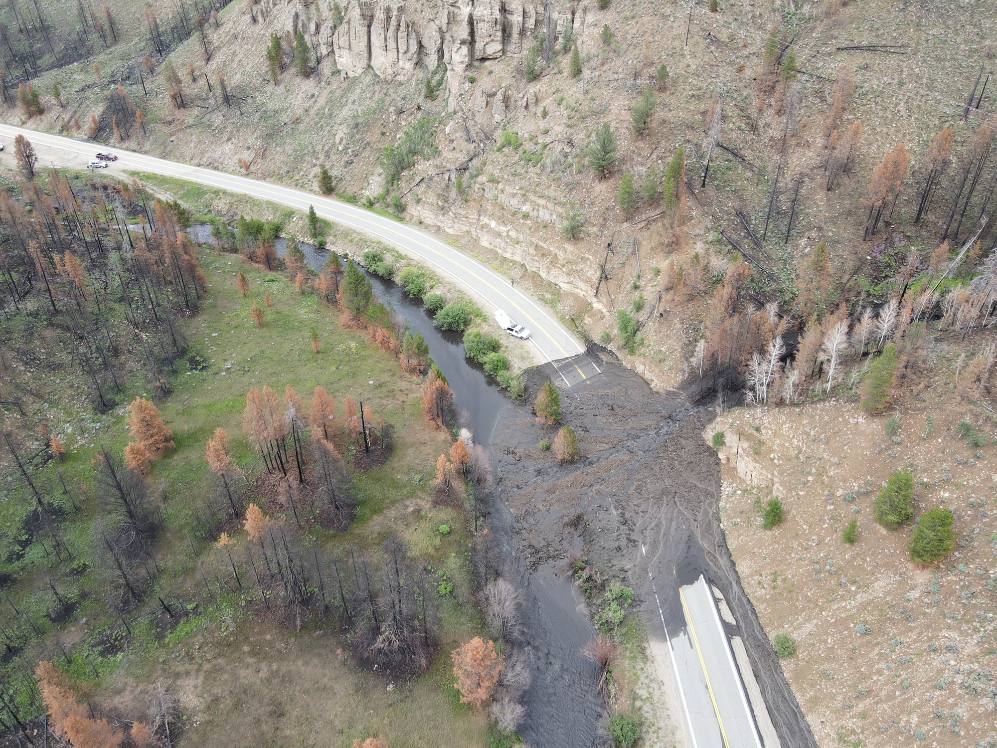 July 22 2017 Highway 125 mudslide_Grand County Sheriff's Office 2