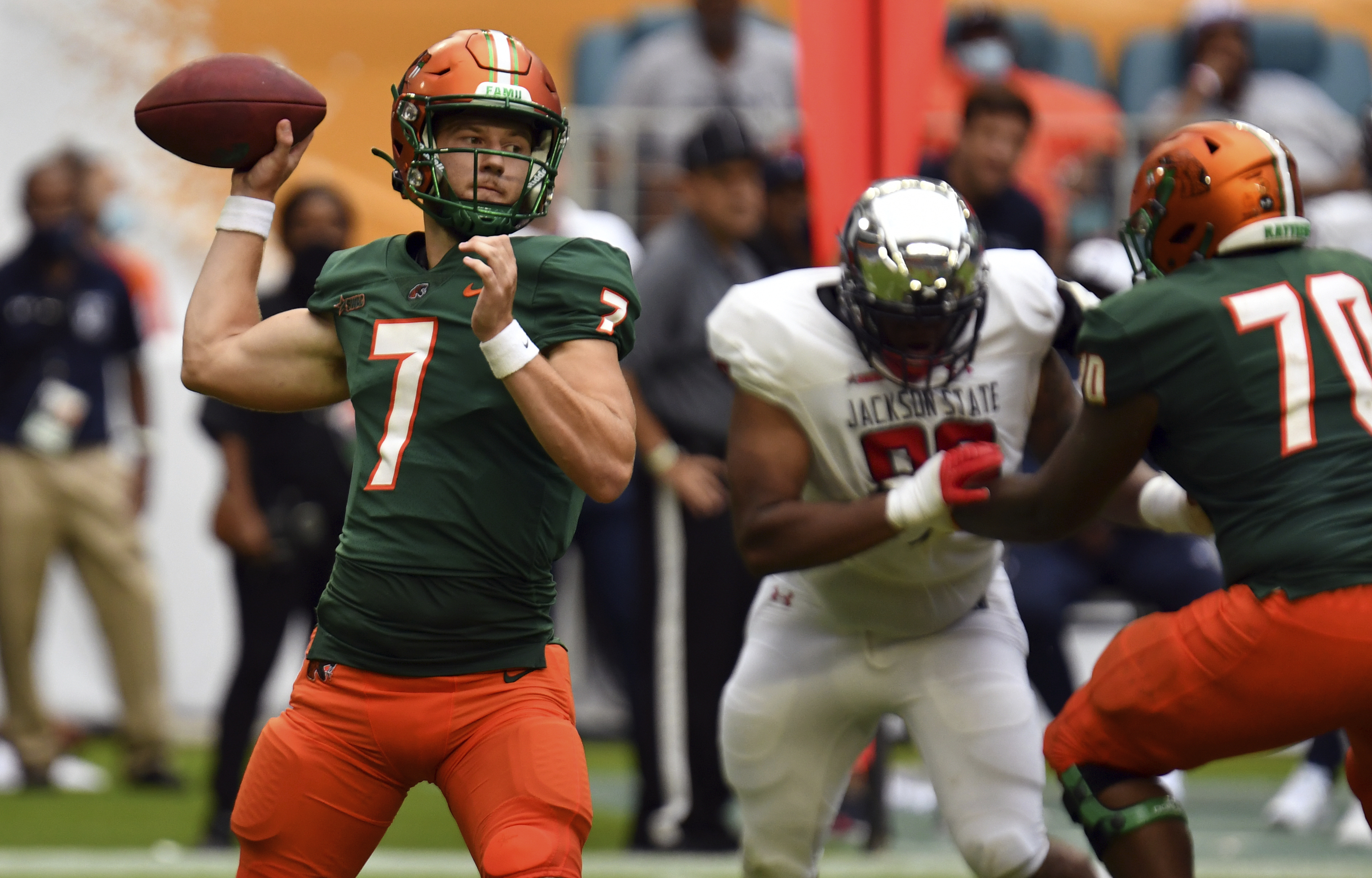 Florida A&M Rattlers QB Junior Muratovic vs. Jackson State in 2021
