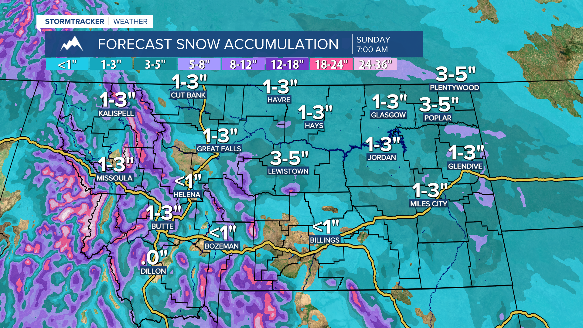 MT Snow Forecast 12-4-25