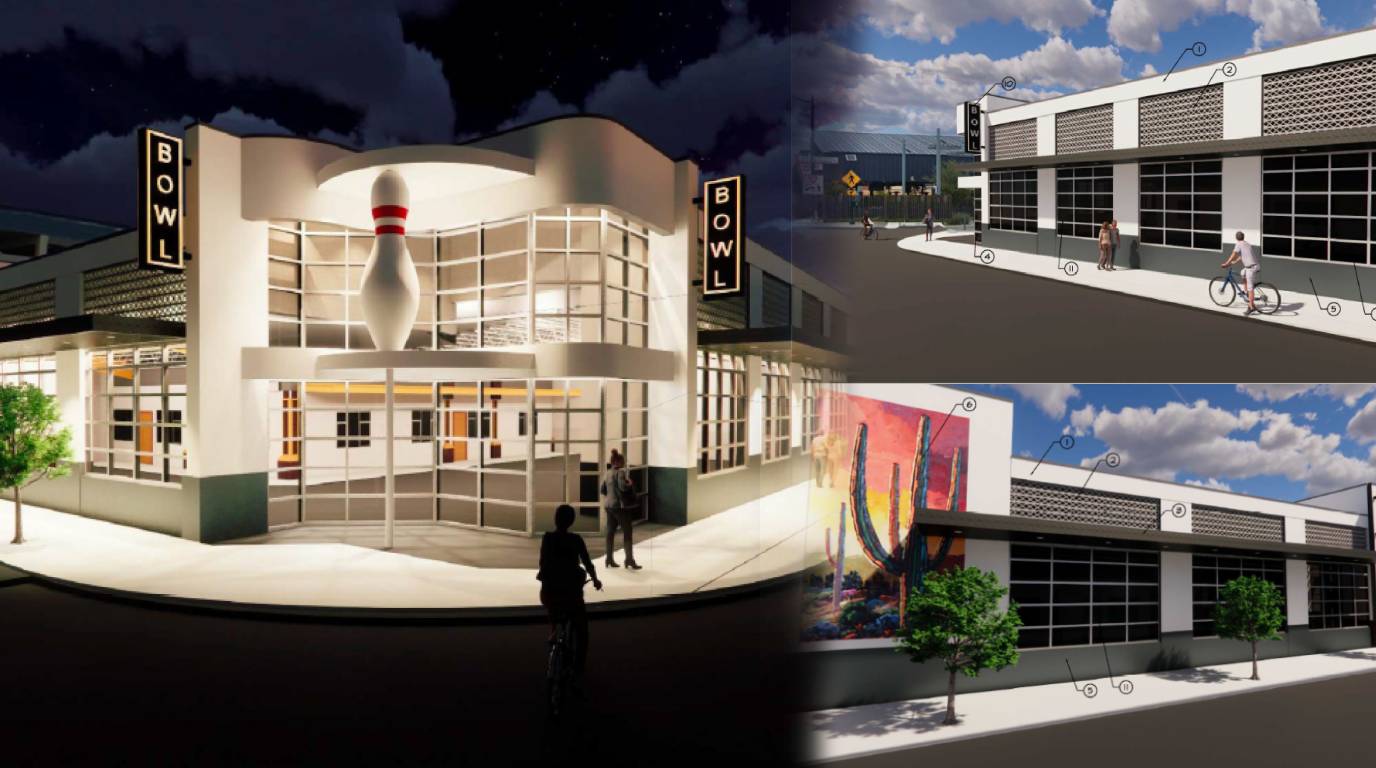 COMING 2024: O.H.S.O. in Downtown Gilbert to build new “tapas-style restaurant” with duckpin bowling and more. 