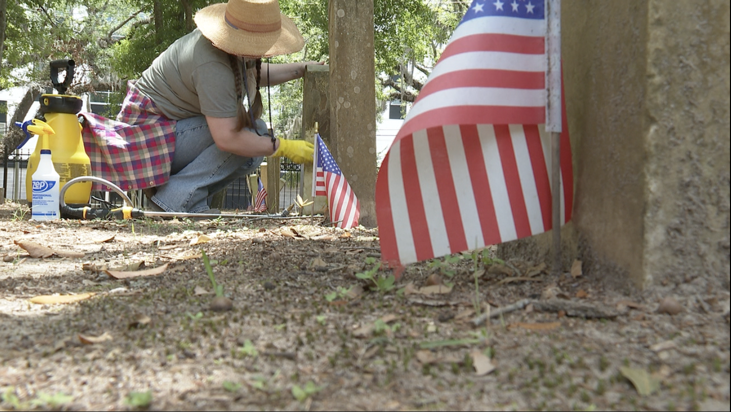 Tallahassee woman spends years cleaning headstones at historic Black cemeteries to preserve their memory
