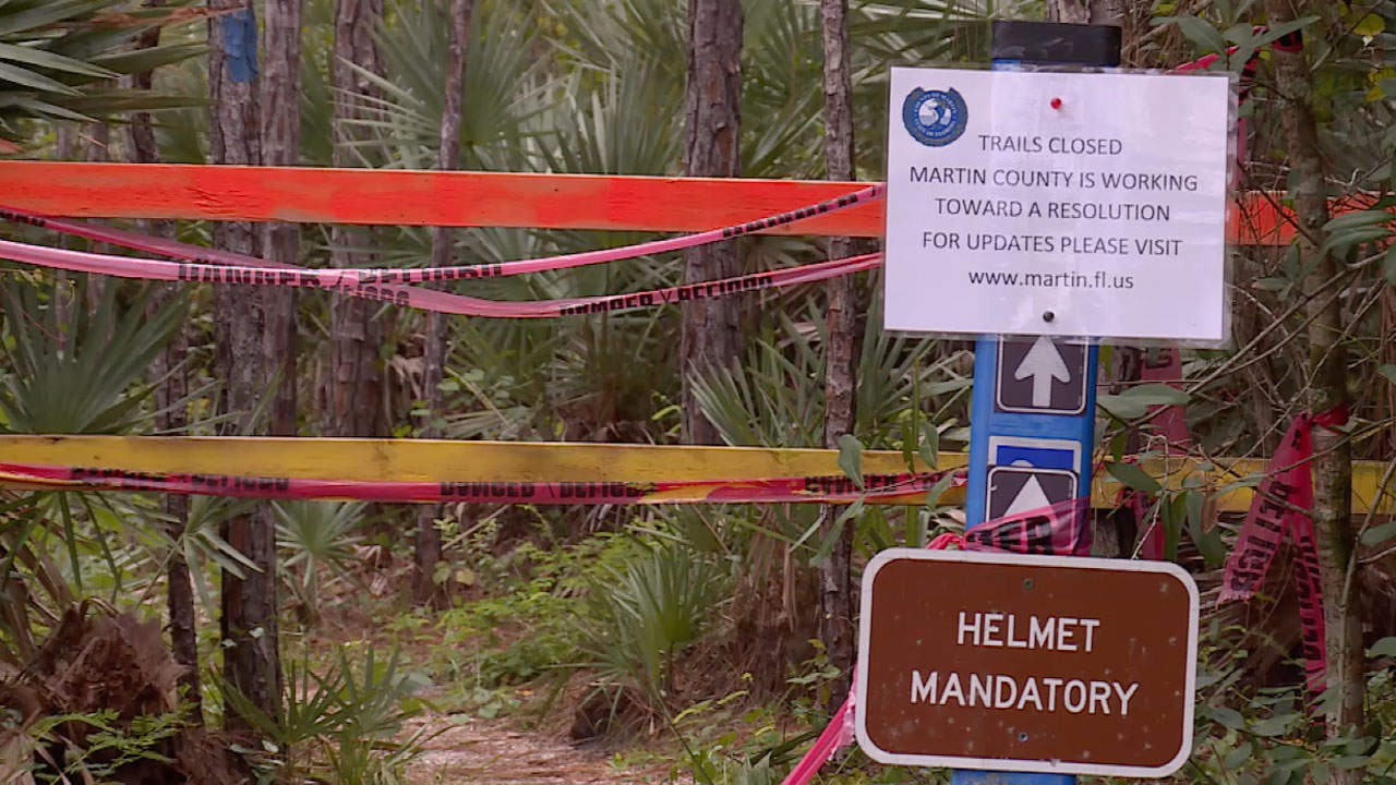 Halpatiokee Park biking trails closed after biker bitten by alligator