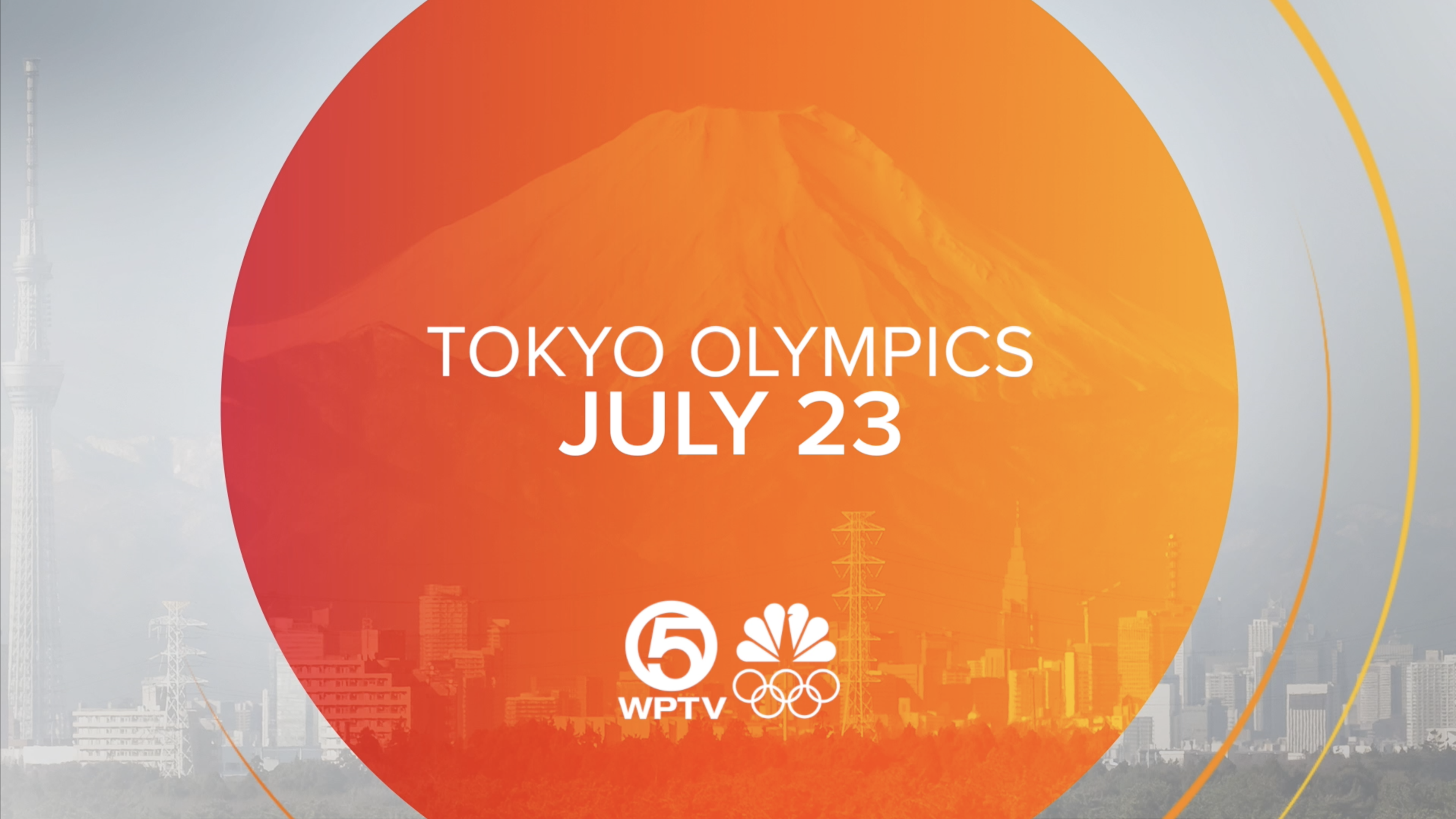 Tokyo Olympics July 23 WPTV NBC logo