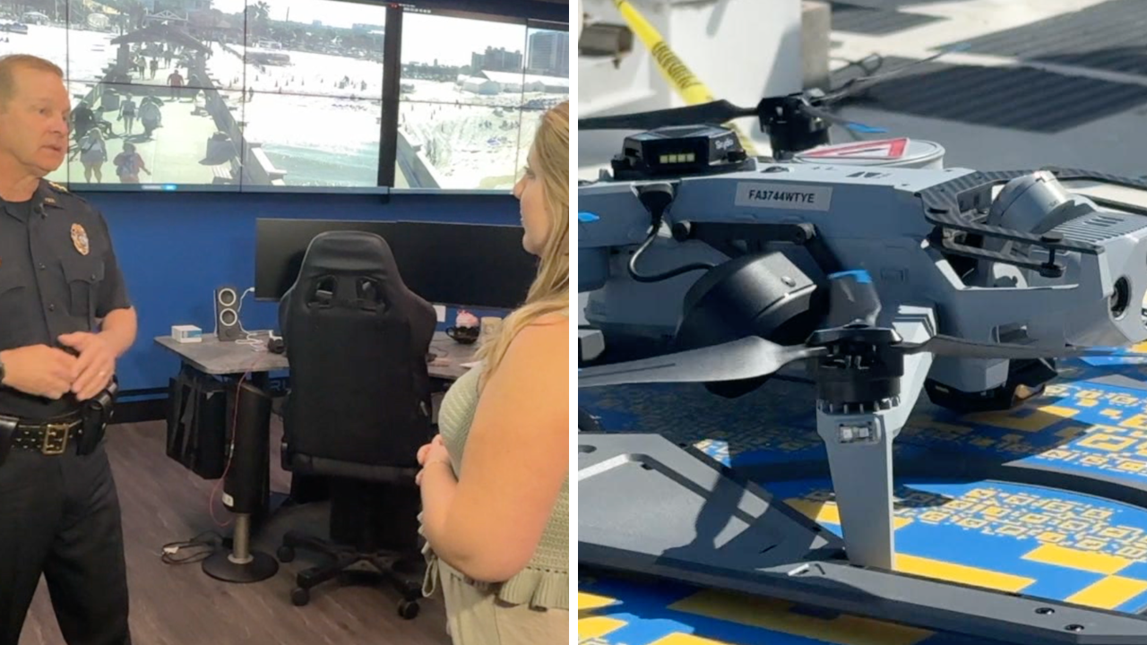 Clearwater Police use drones to keep people safe over Spring Break