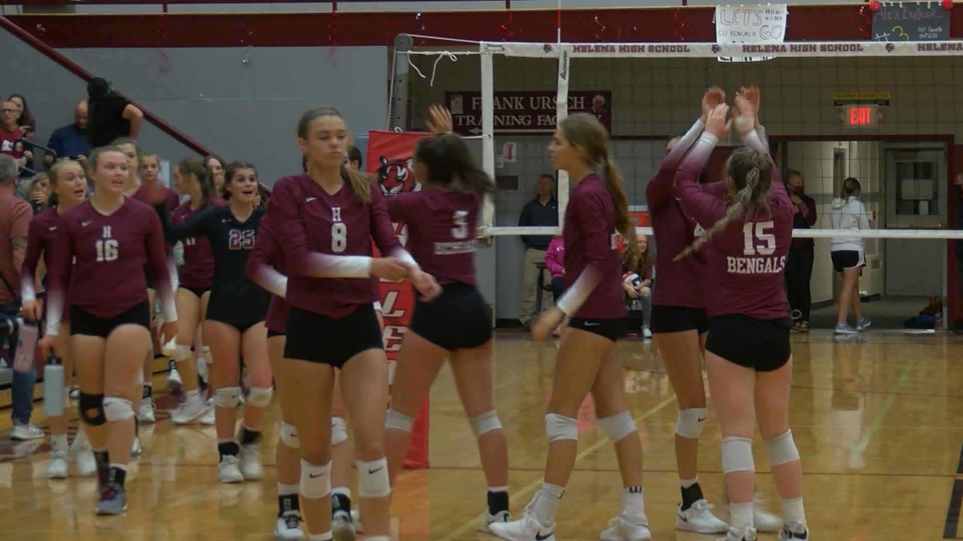 Helena High volleyball rallies to win Crosstown matchup