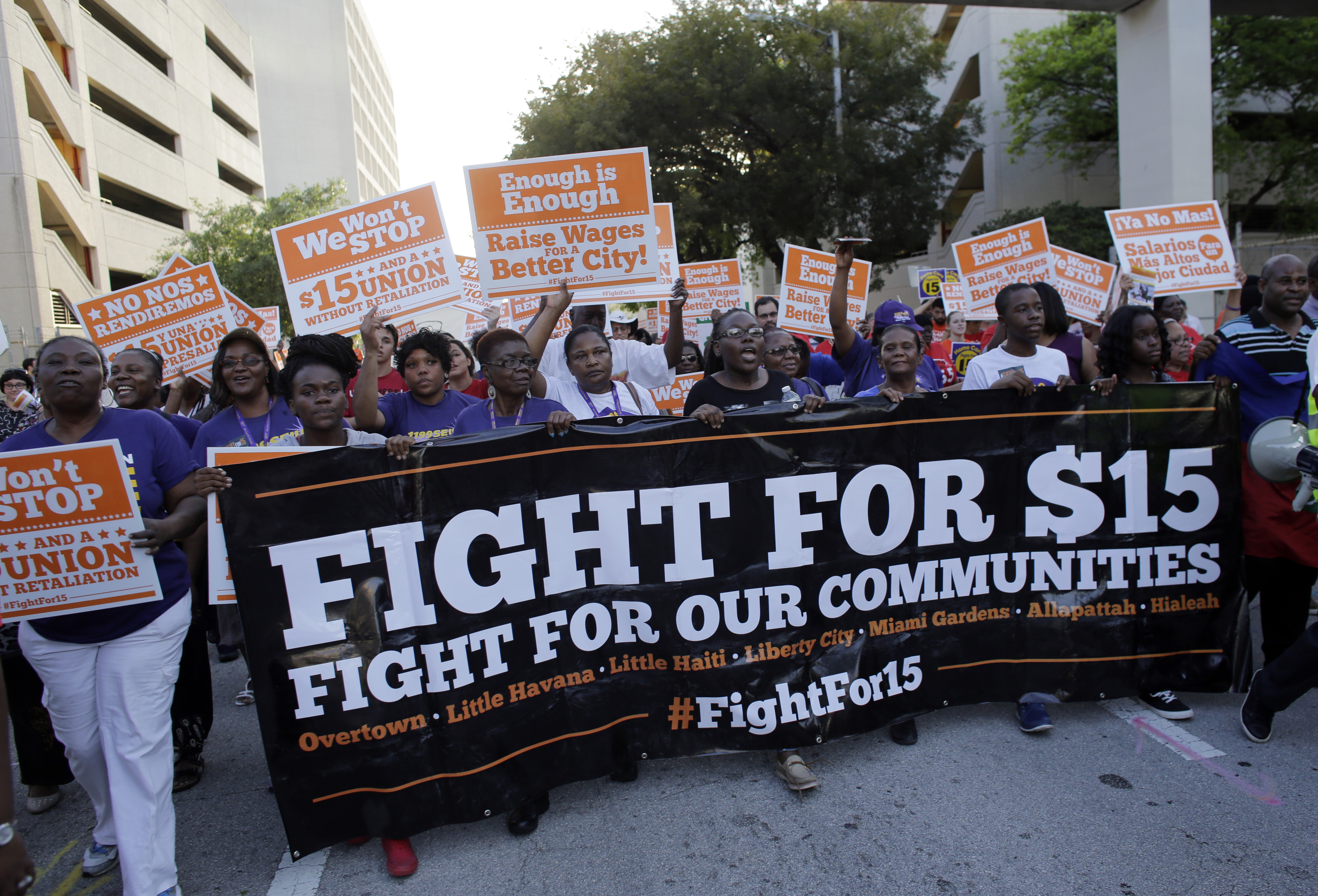 Wage Protest