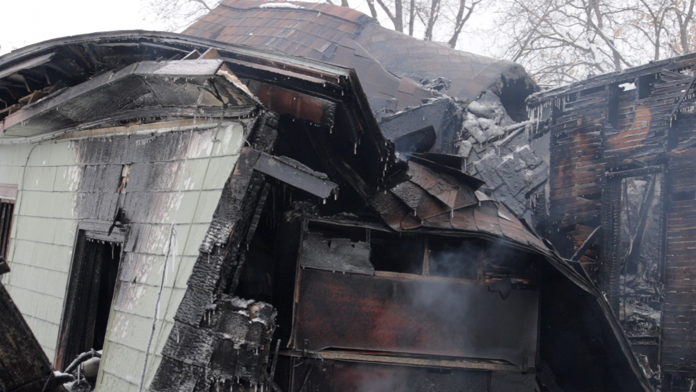 Home Destroyed By Fire