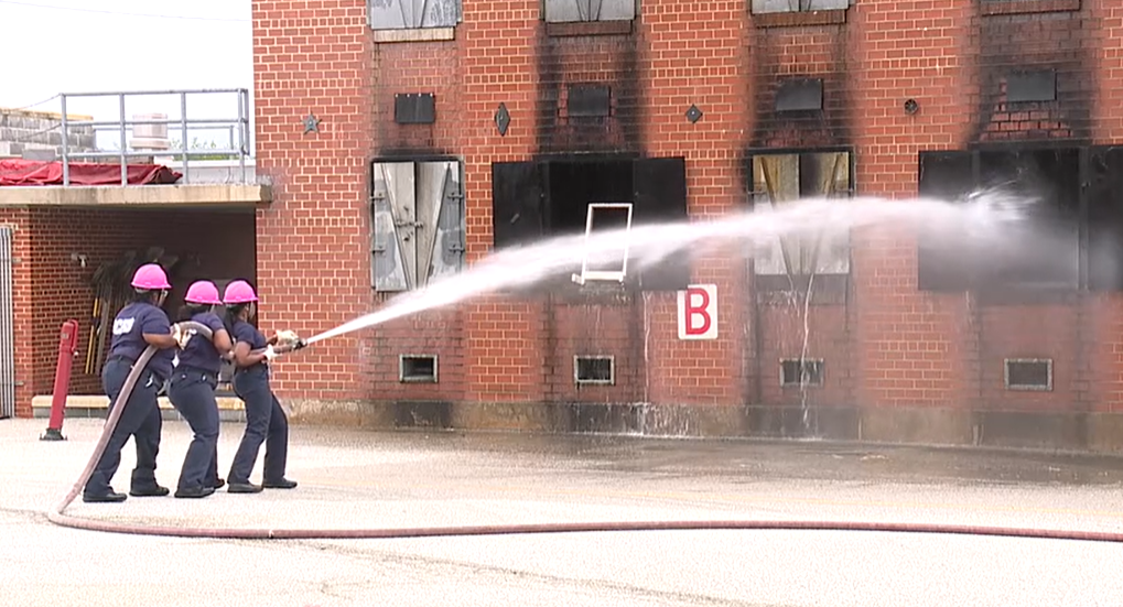 camp spark female firefighters