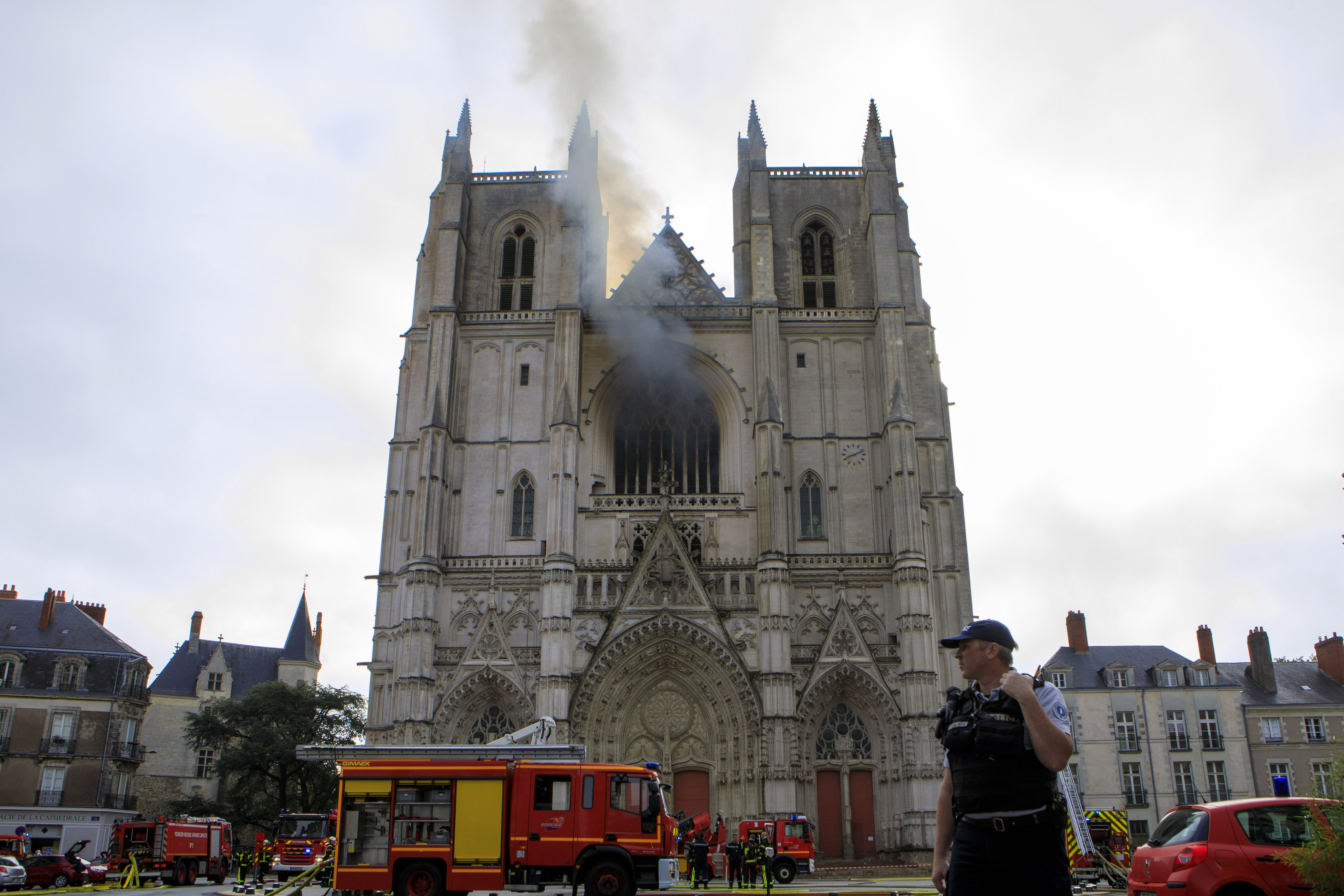 France Cathedral Fire