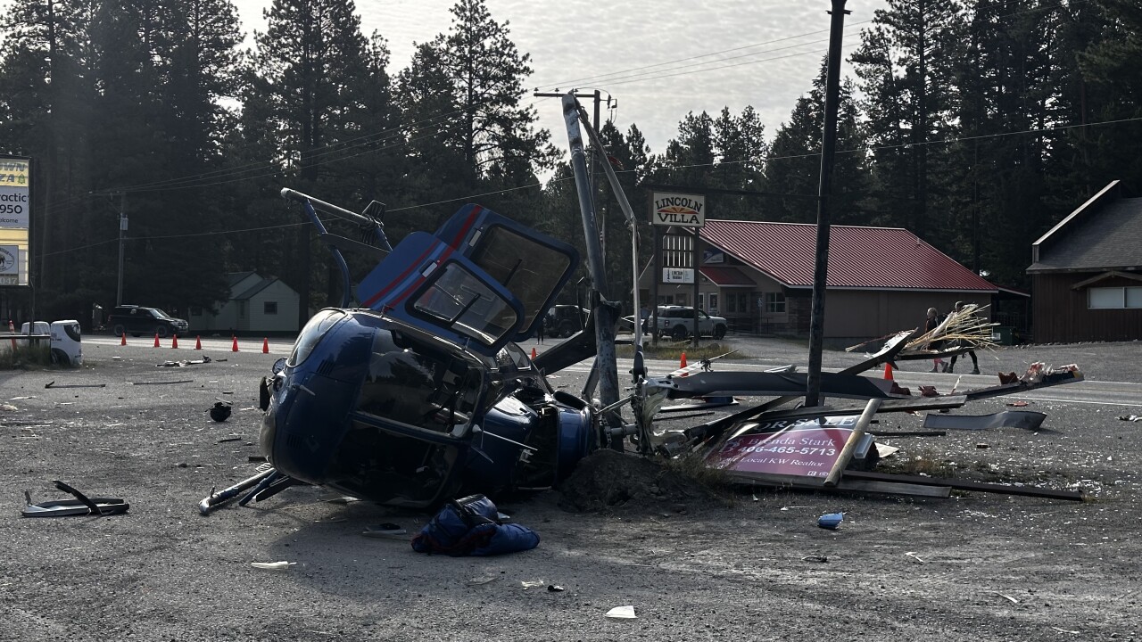 Helicopter crashes in Lincoln, no injuries reported