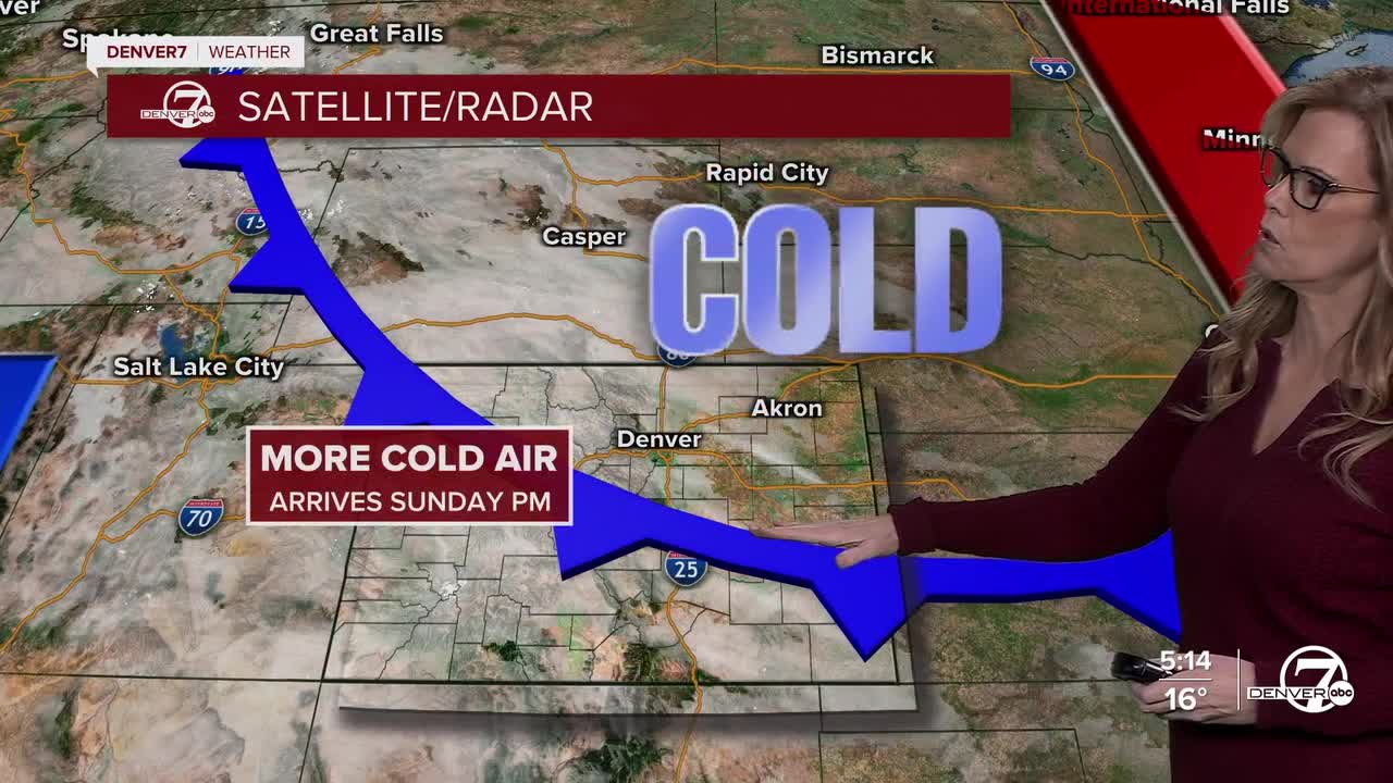 Cold air arrives