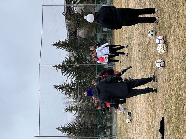 Carroll's Spring Soccer Practice