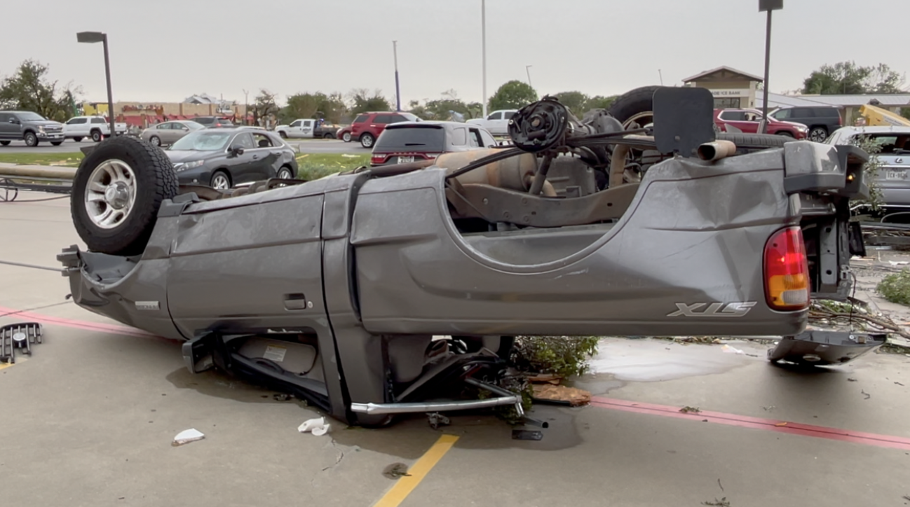 Ford truck damage