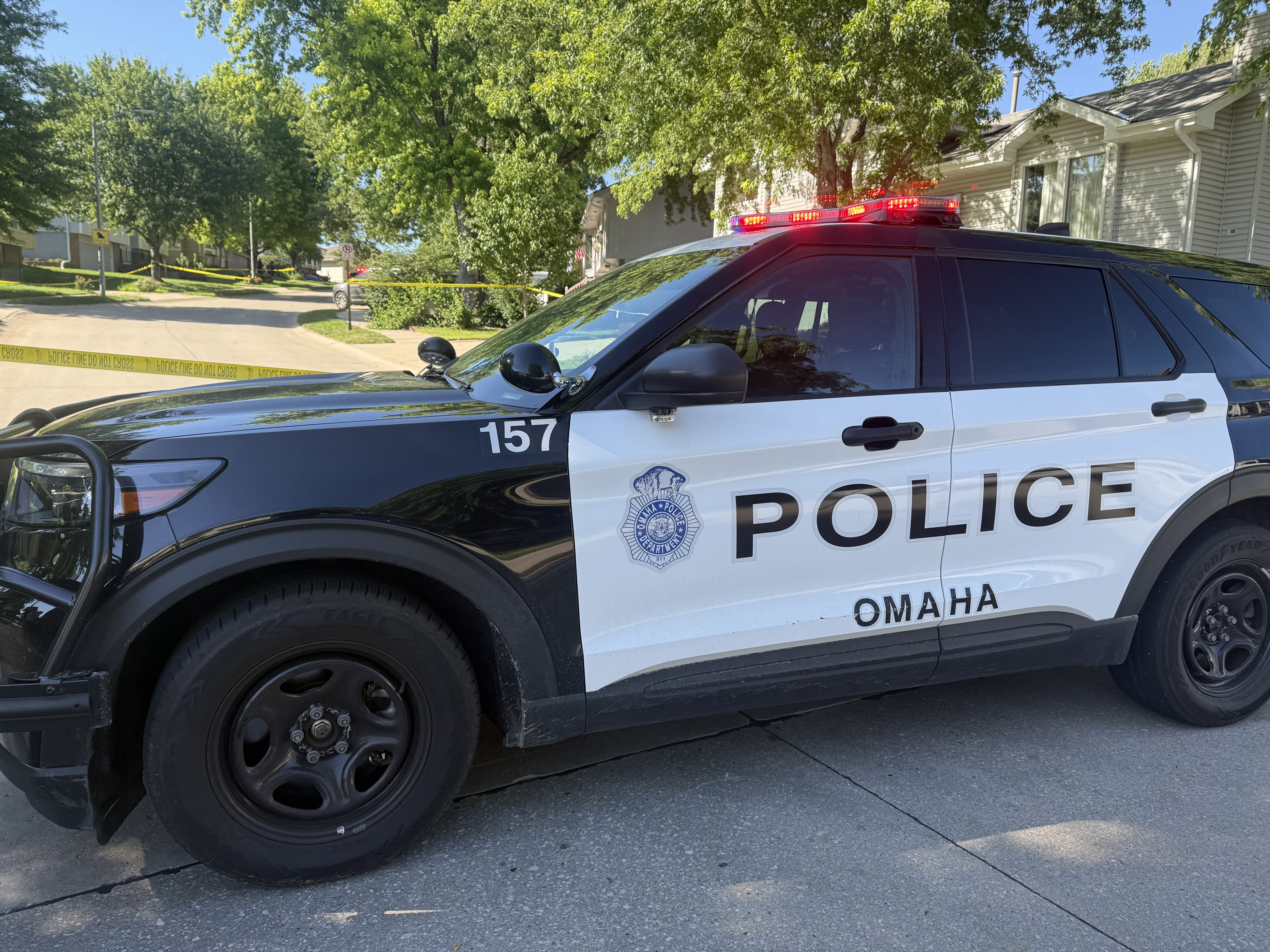 Police car at 82nd and Bondesson