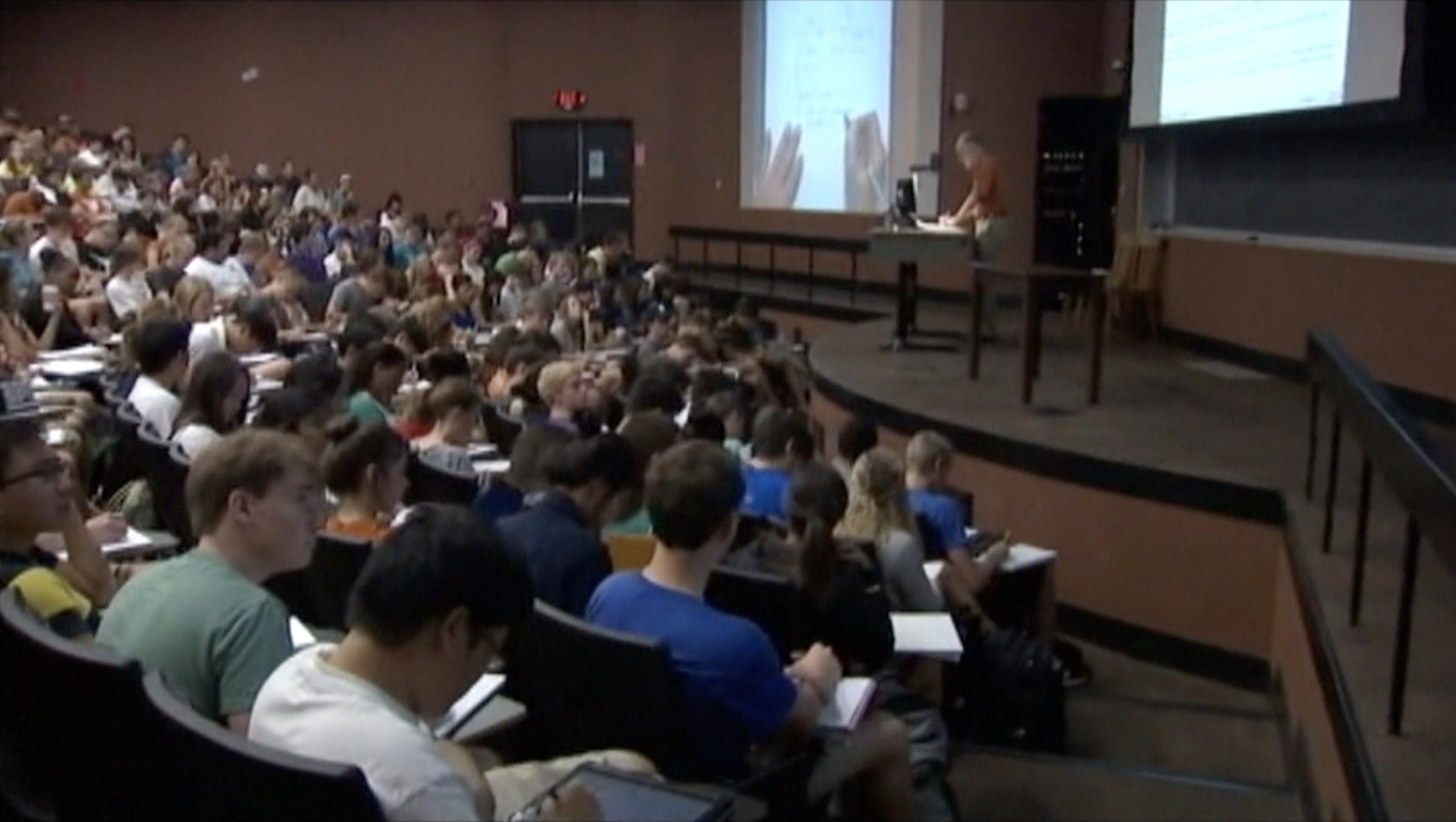 Students and their families preparing for major college enrollment decisions