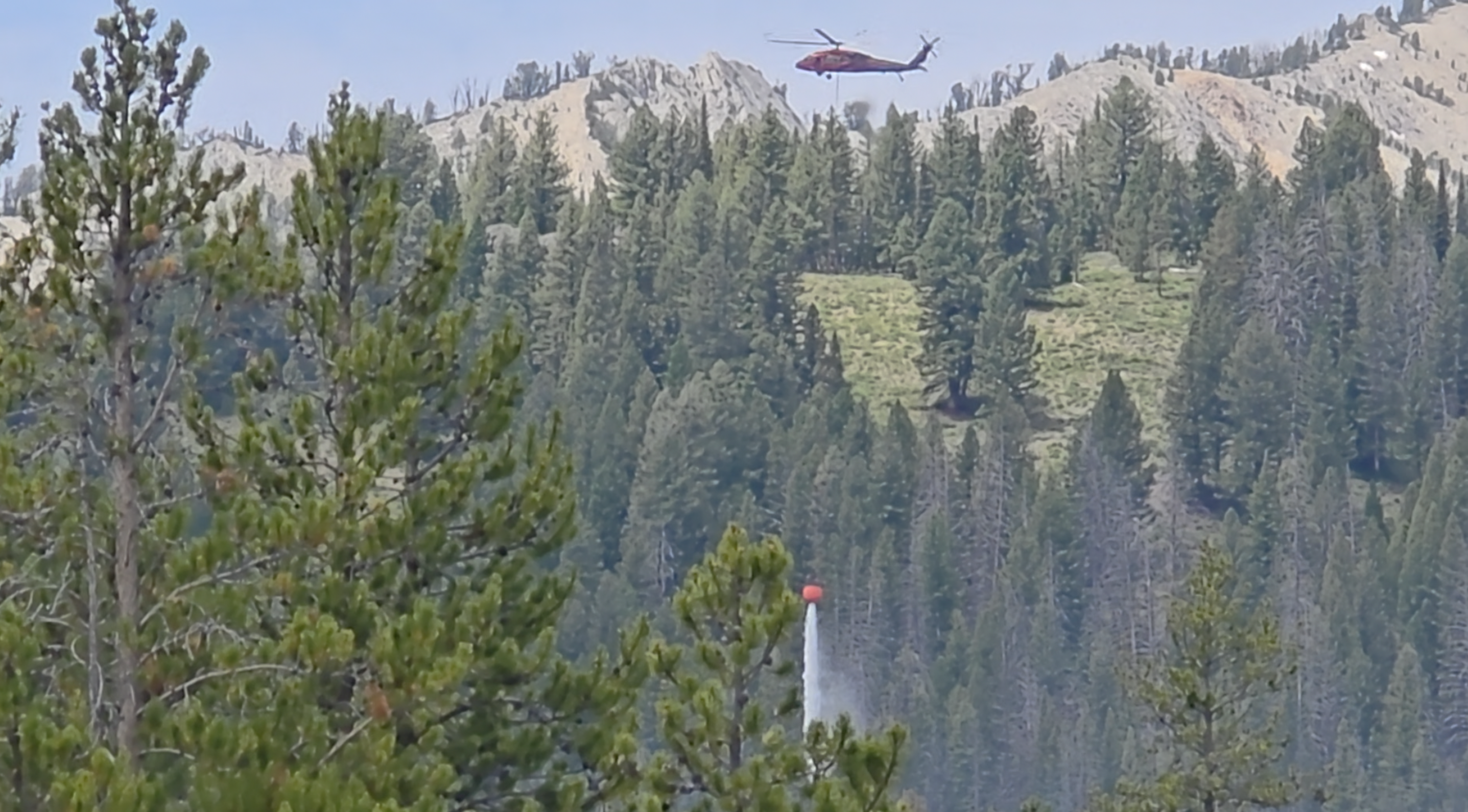 Cabin Creek Fire 50% contained near Alturas Lake