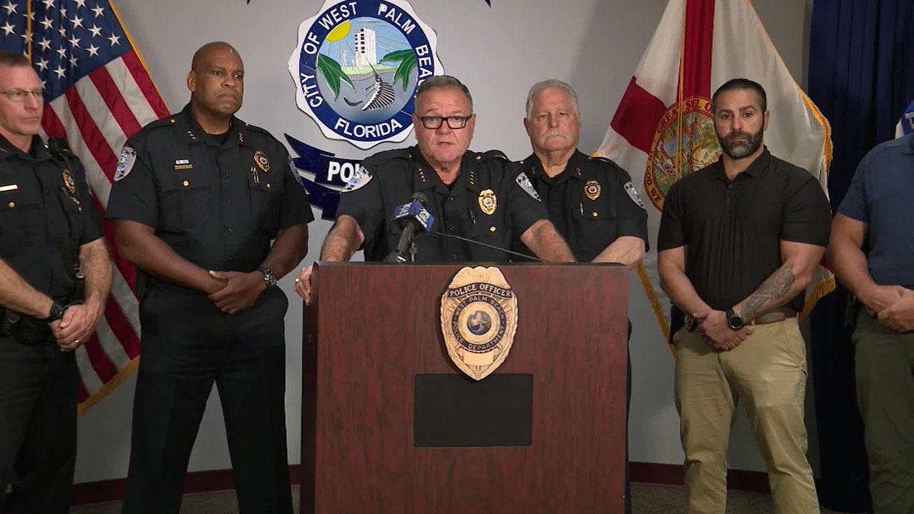 West Palm Beach police announce two arrests in a child sex abuse case.