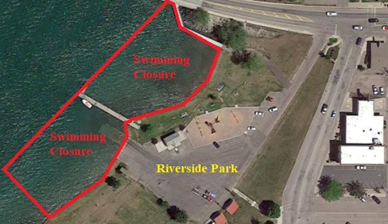 Riverside Park Swim Closure