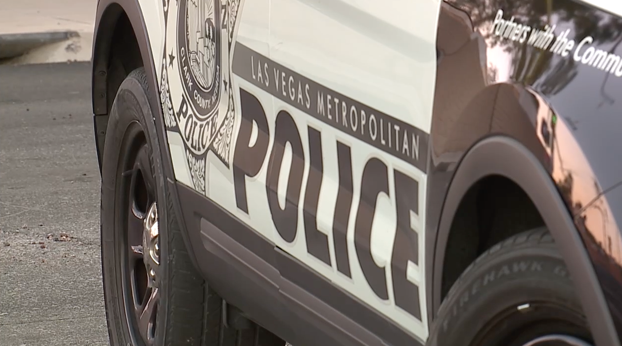 File photo of a Las Vegas police / LVMPD police car