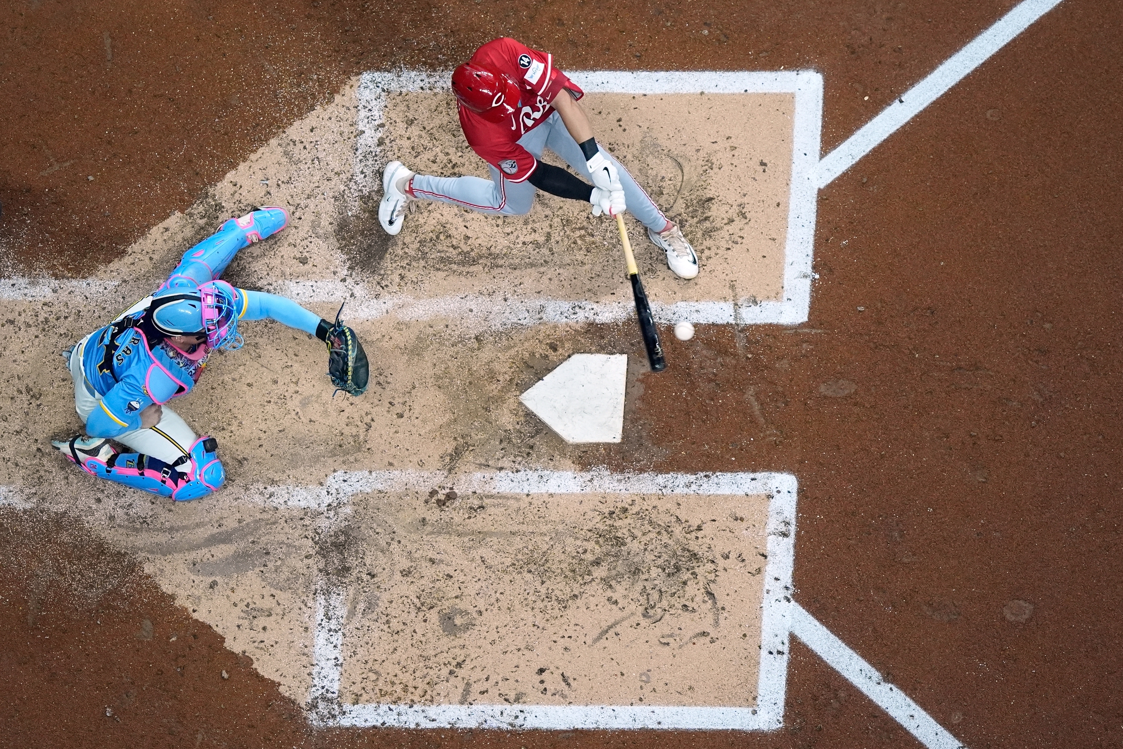 Reds Brewers Baseball 