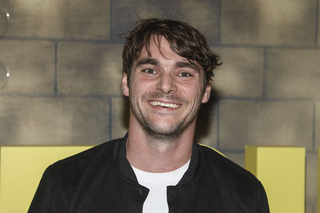 Actor RJ Mitte attends the premiere afterparty for BritBox's "Outrageous" at The Twenty Two New York on Thursday, June 5, 2025, in New York. 