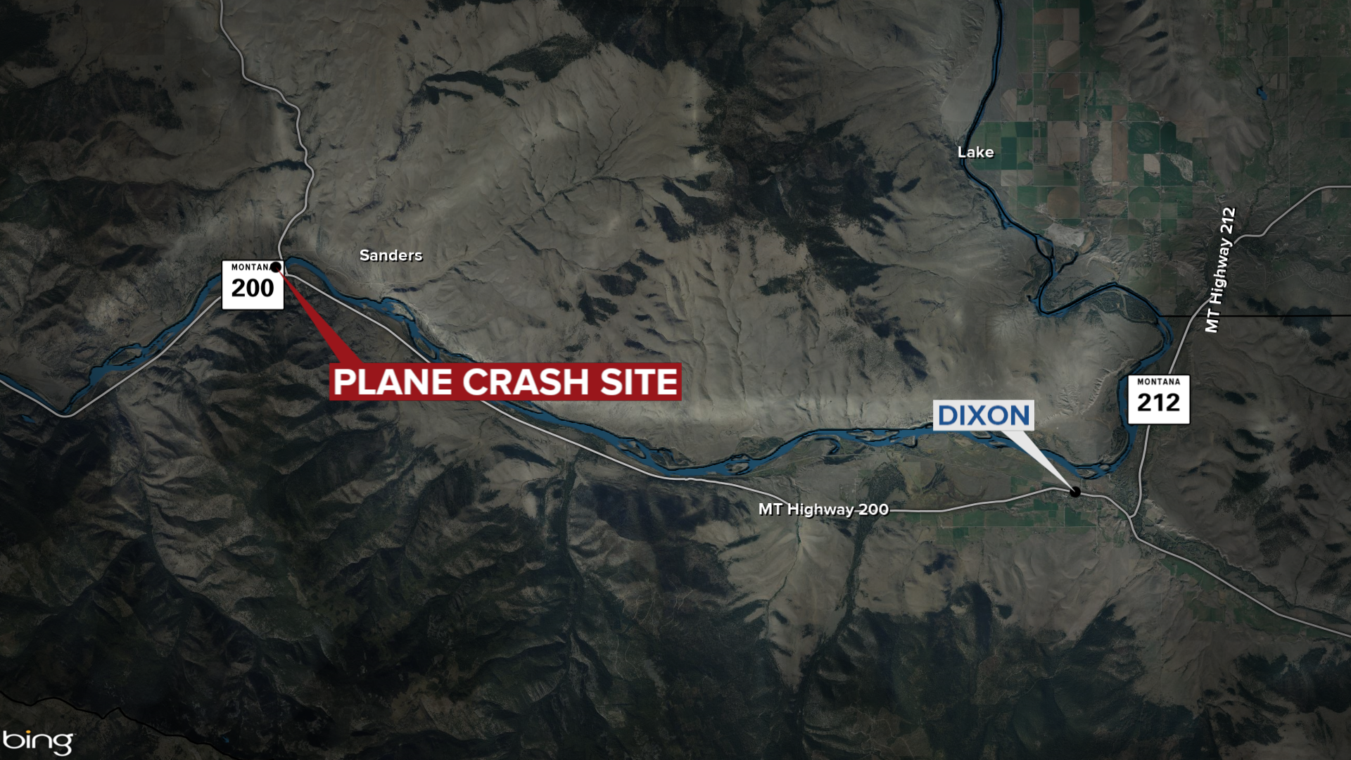 Flathead River Plane Crash Site 