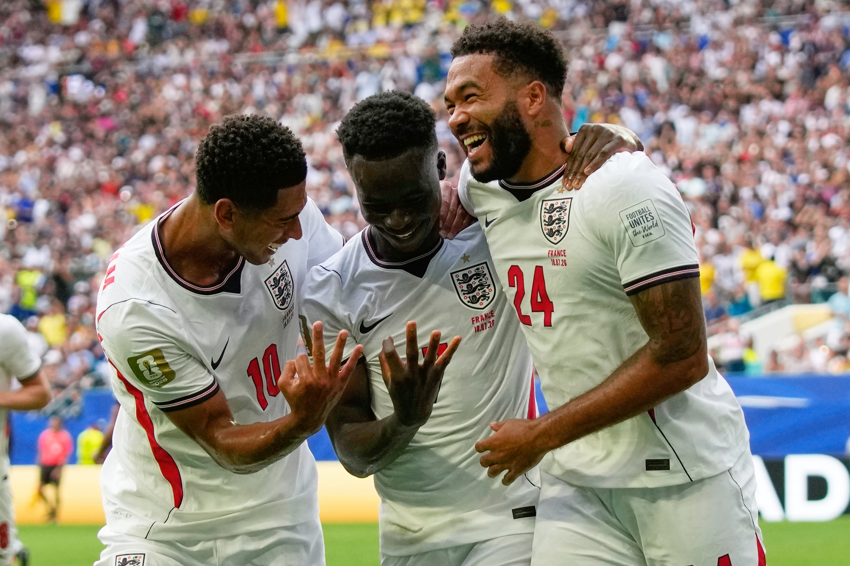 APTOPIX England France WCup Soccer