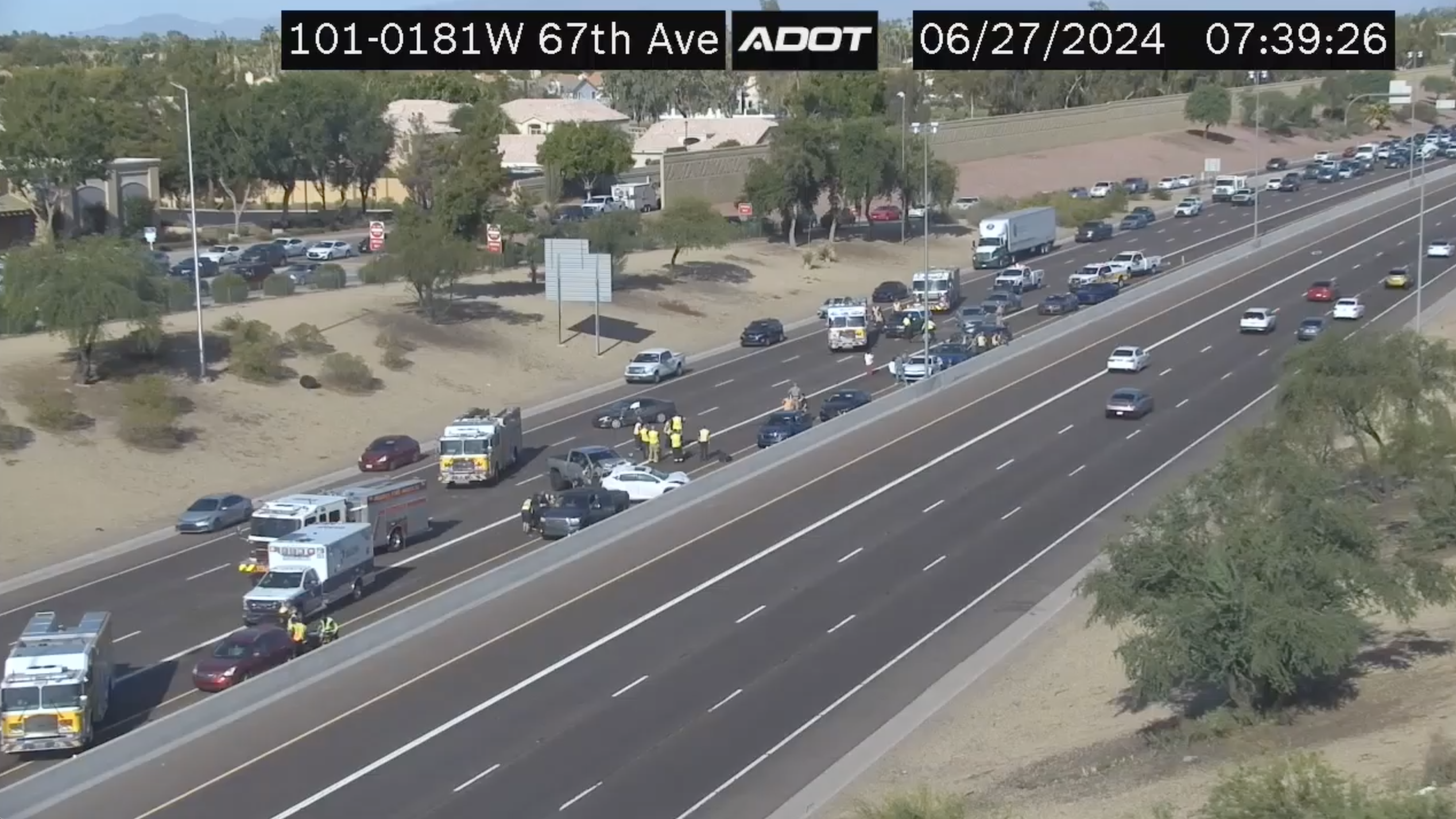 Loop 101 and 67th Avenue crash 6-27-24