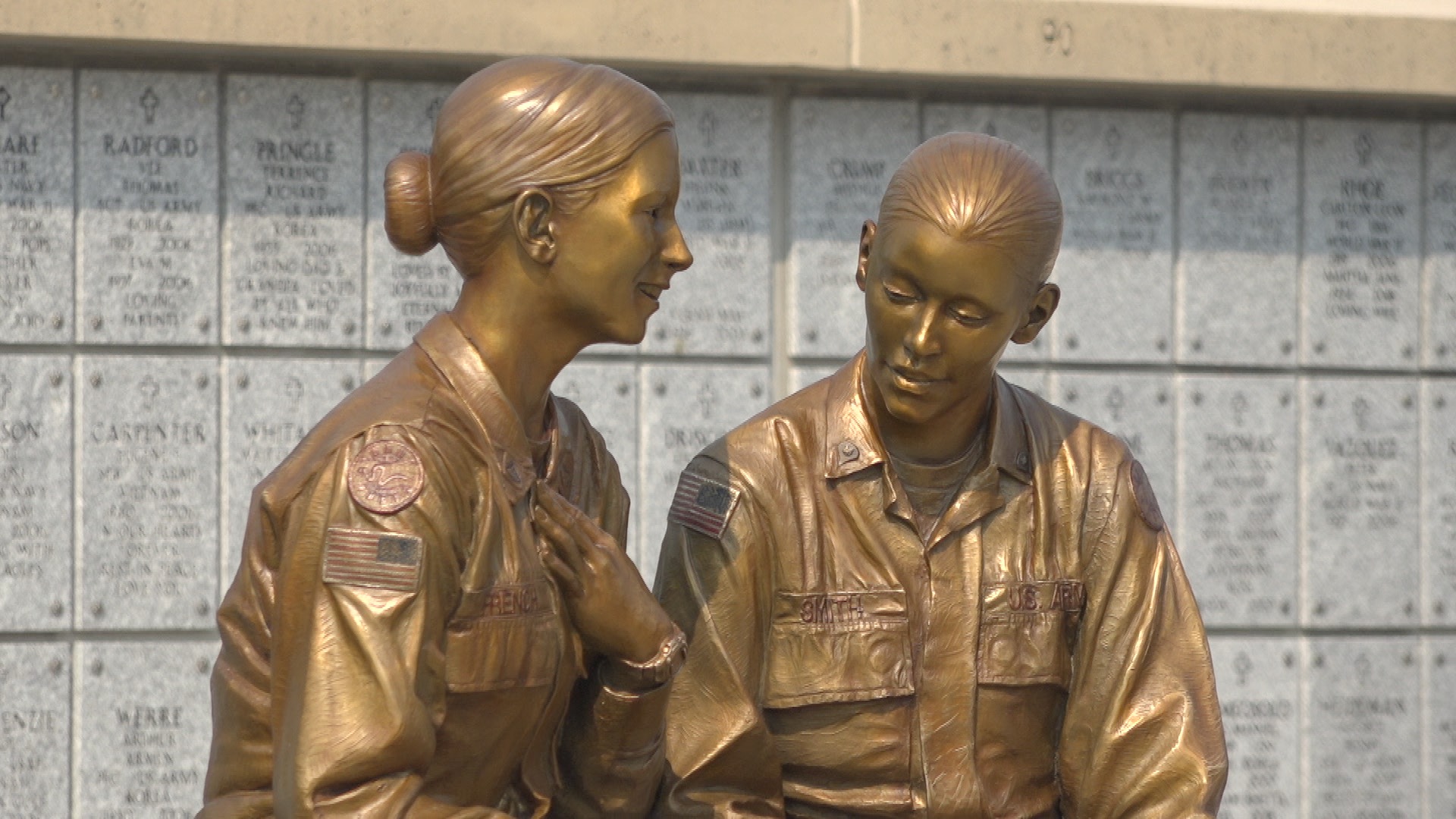 Carrie French statue