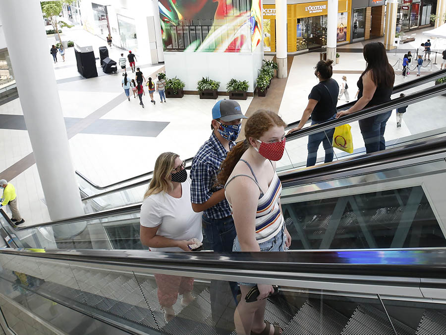 california indoor mask mall