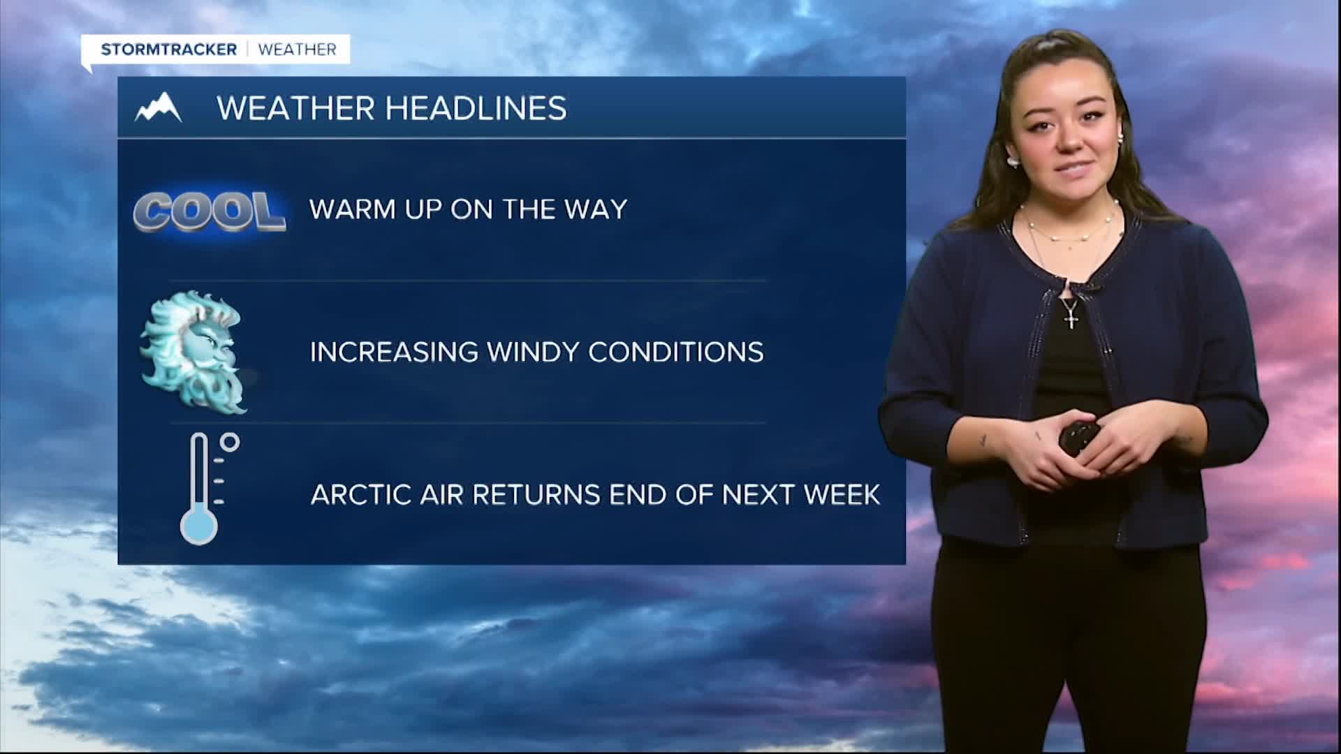 Frigid temperatures now, windy warm up next week