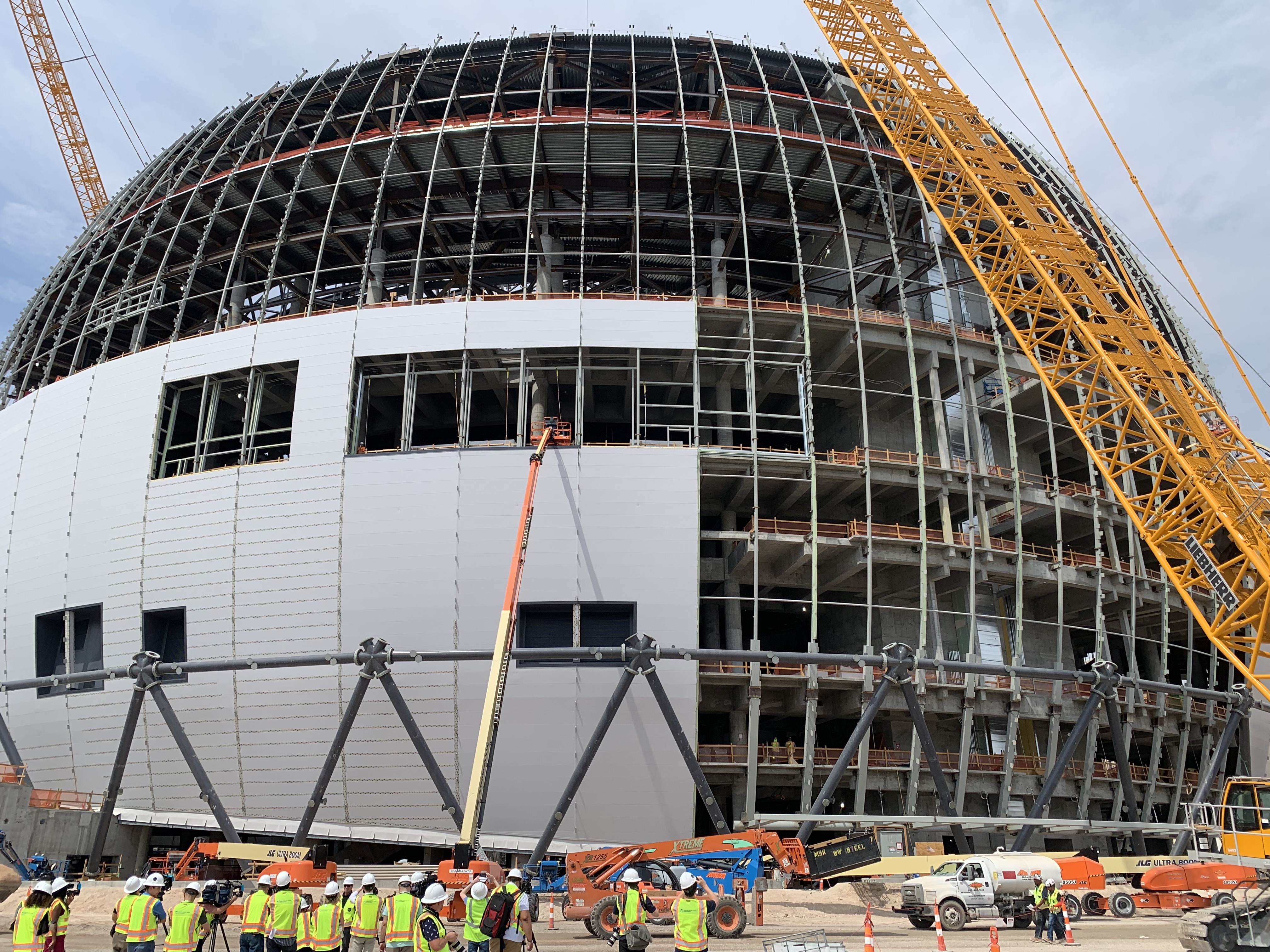 MSG Sphere making progress in Las Vegas, on schedule for 2023 opening