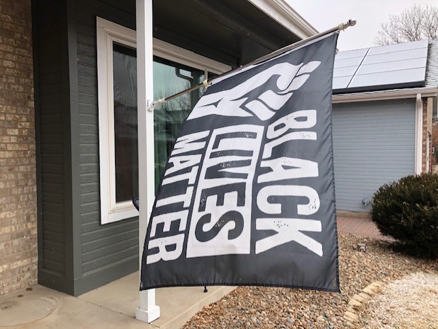 Black Lives Matter flag