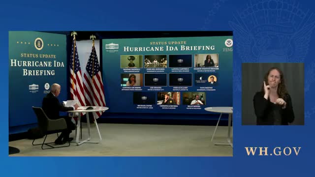 Biden Ida meeting