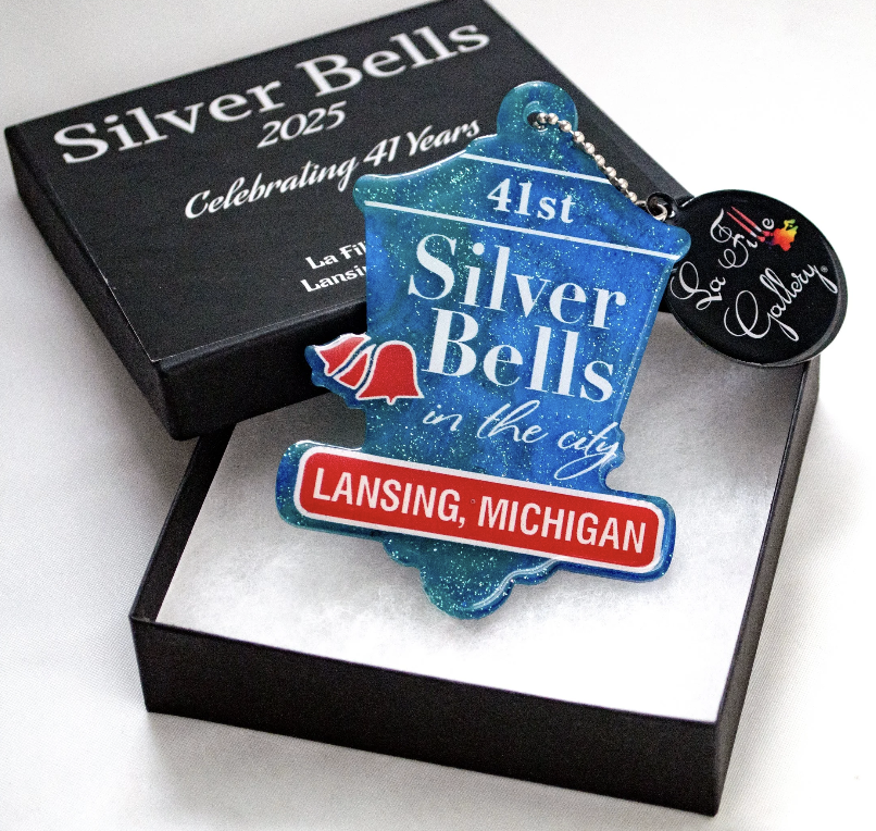 Silver Bells in the City Ornament