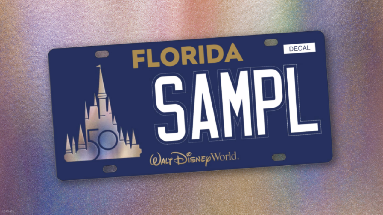 disney license plate