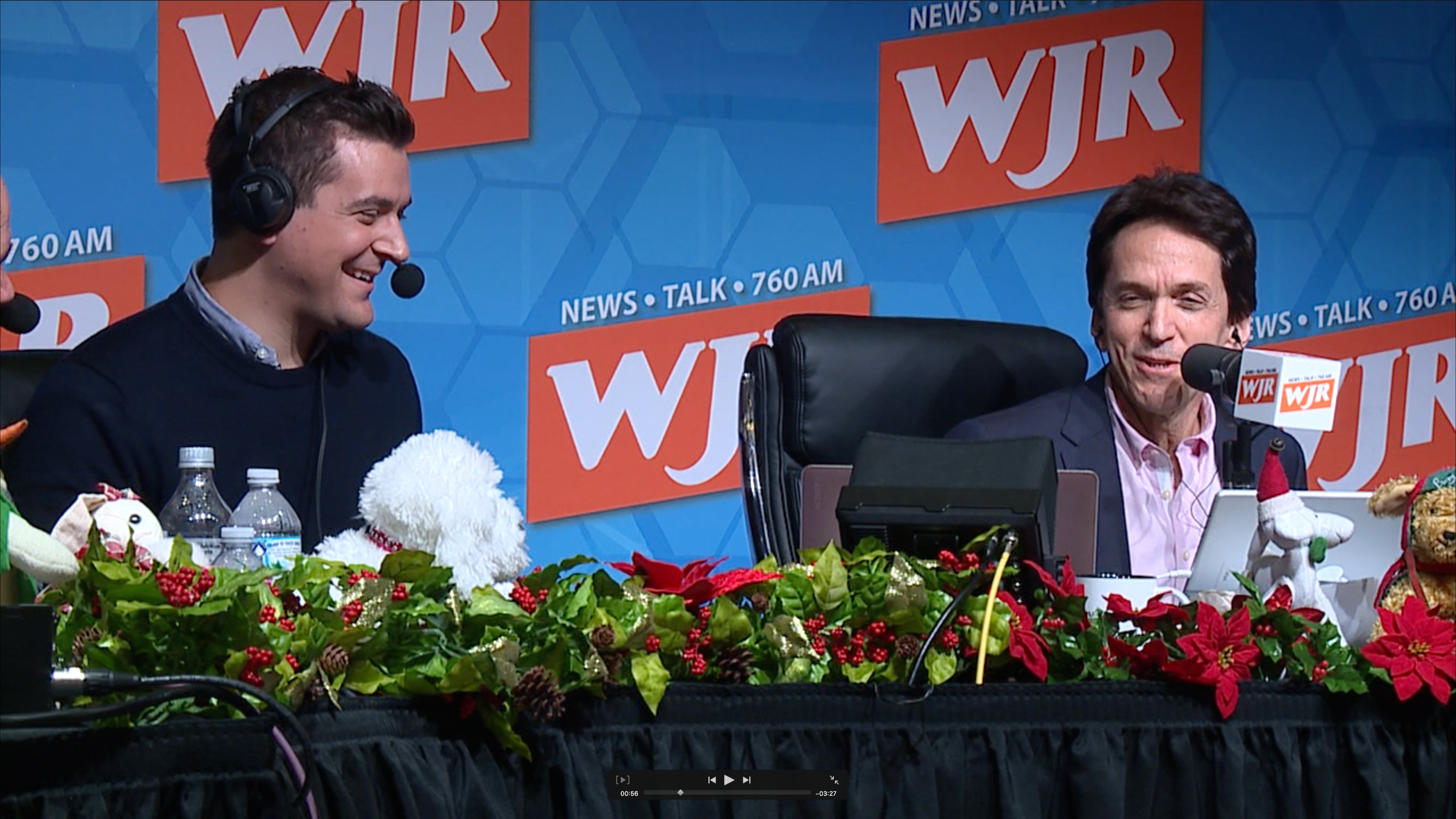 Brad Galli Mitch Albom Radiothon