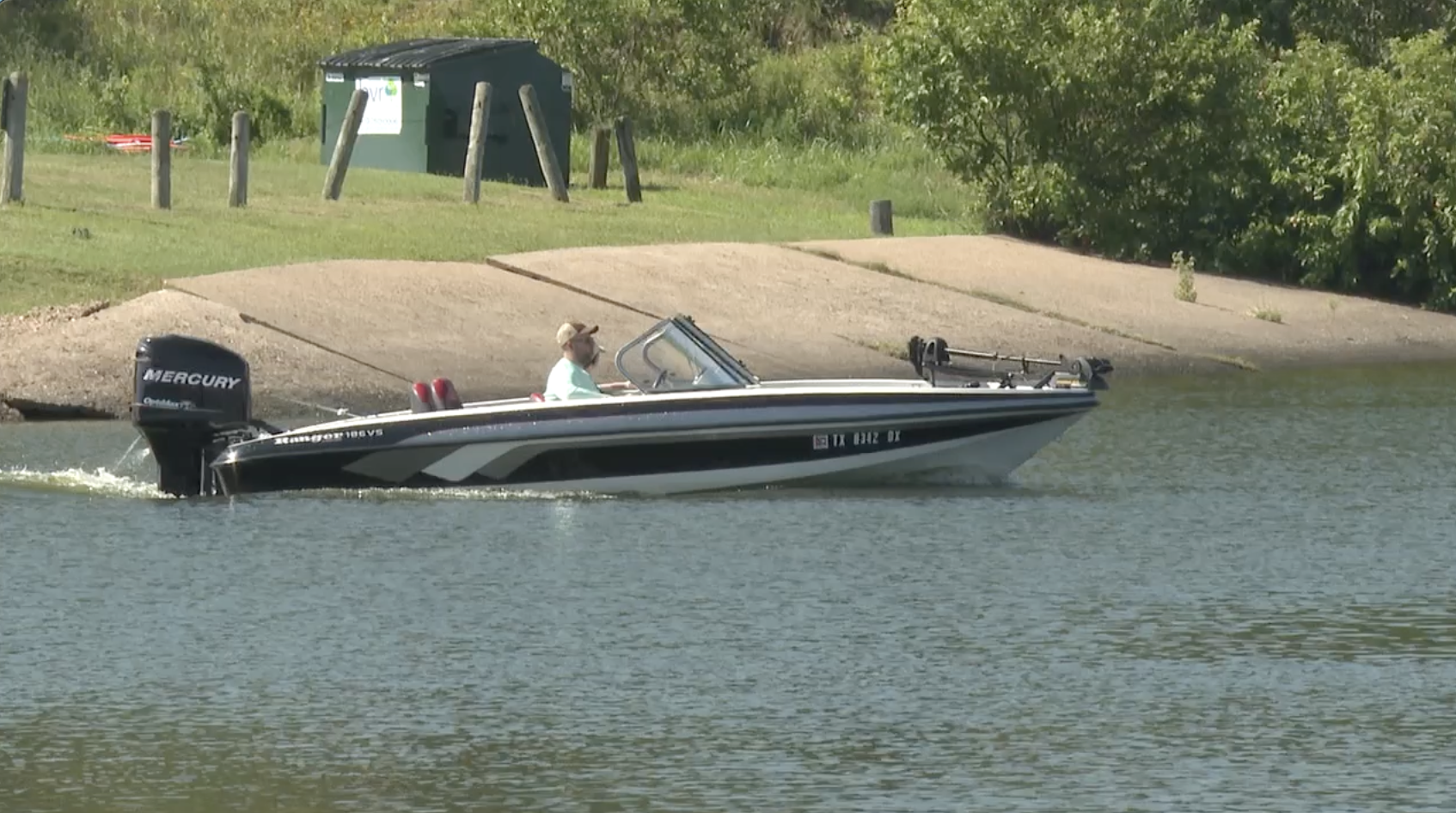 Lake Somerville at normal level after recent rains, expected to remain constant through summer