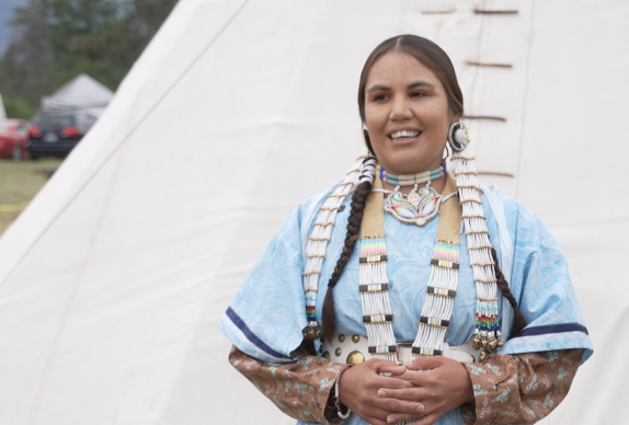 125th Arlee Celebration Head Woman Dancer