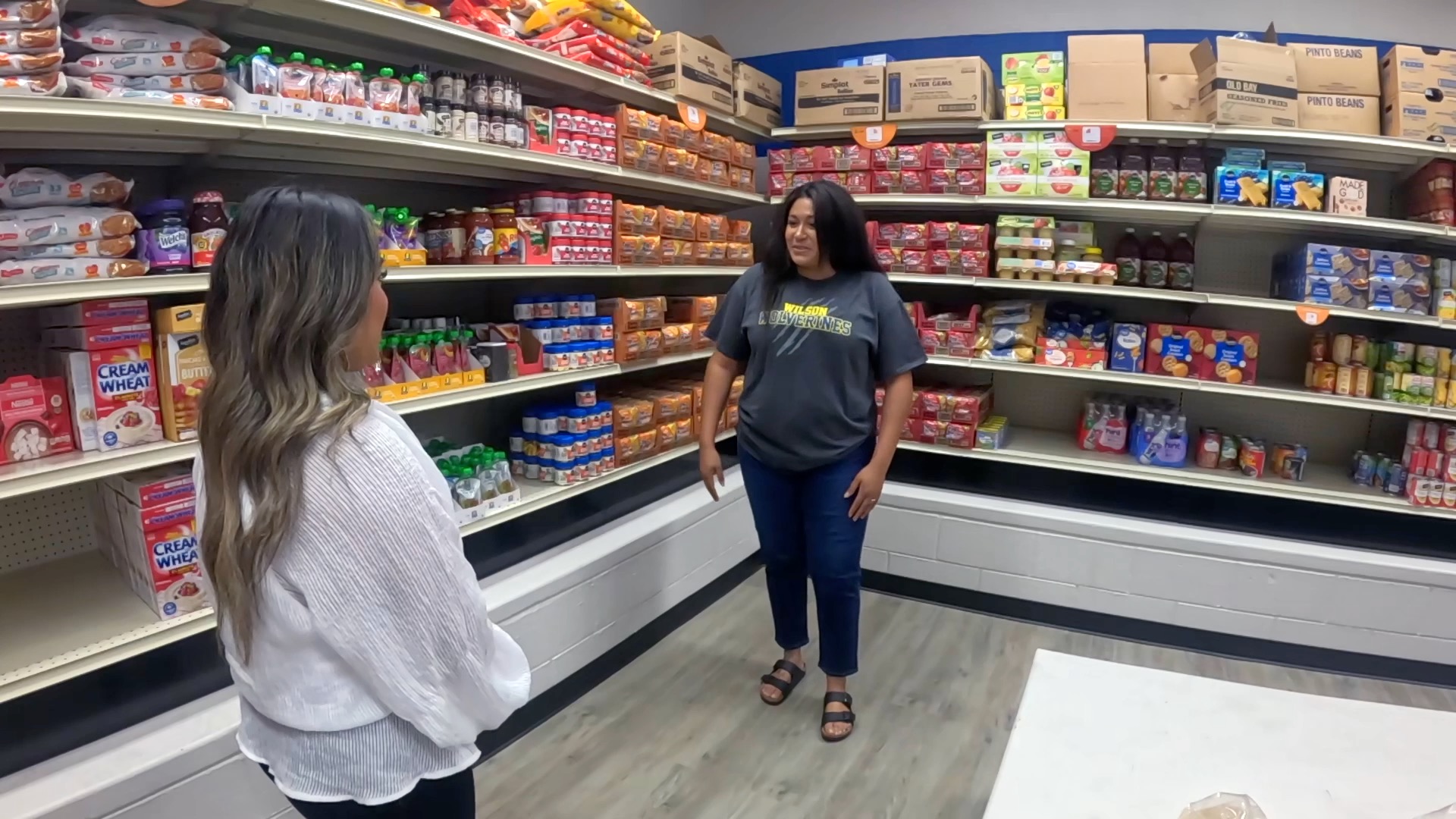Wilson Elementary New Food Pantry 