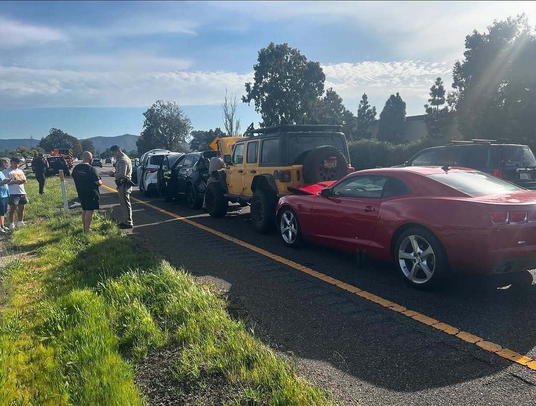 Six-vehicle accident crash, San Luis Obispo, Feb. 28, 2025