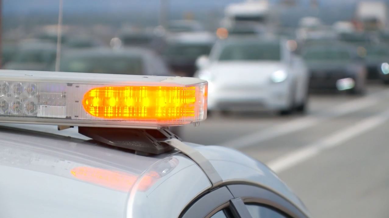 file photo uhp trooper utah highway patrol trooper vehicle on I-15 in Draper car vehicle accident fatal motorcycle crash (3).JPG