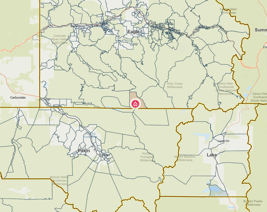 Evacuations remain in place for Eagle County fire burning ne